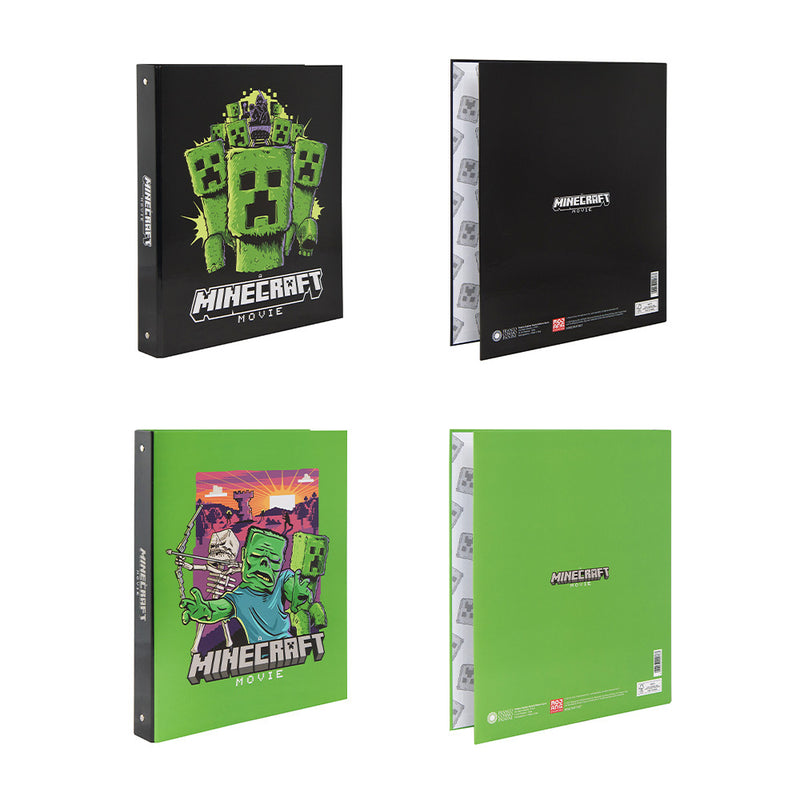 Copertina Anelli Maxi Extra Minecraft Movie / Dorso 3 cm
