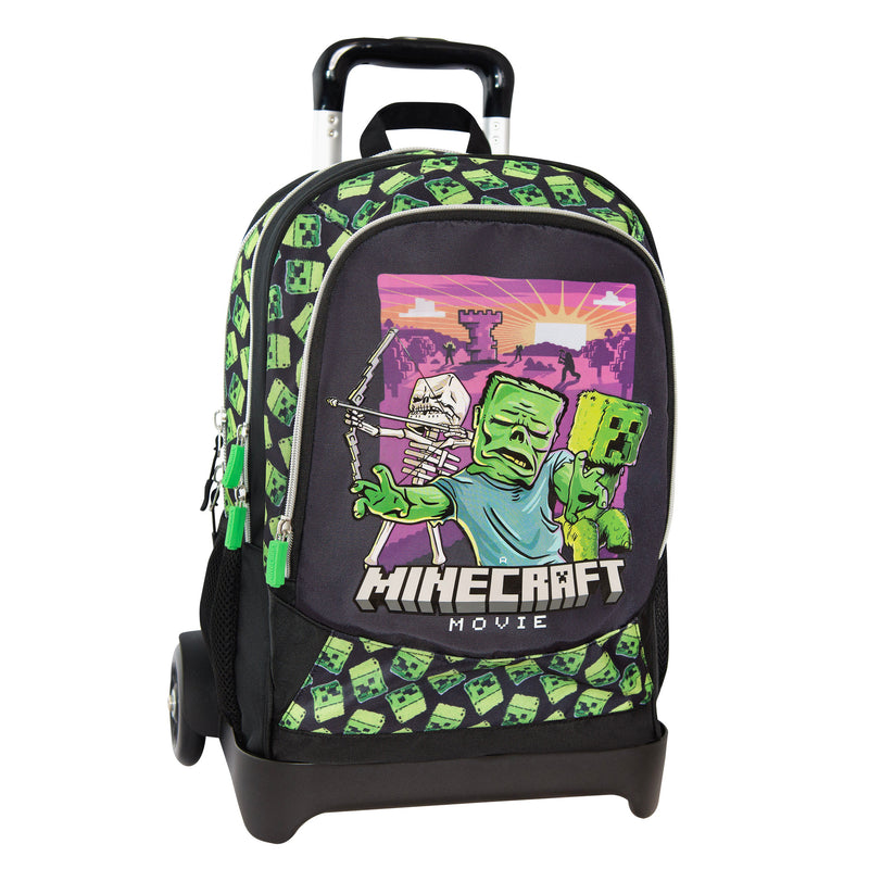 Zaino Organizzato Trolley Staccabile Minecraft Movie