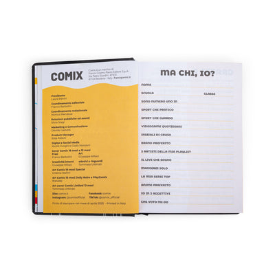 Diario 16 Mesi 25/26 Medium Comix Limited Edition Dolly Noire Control