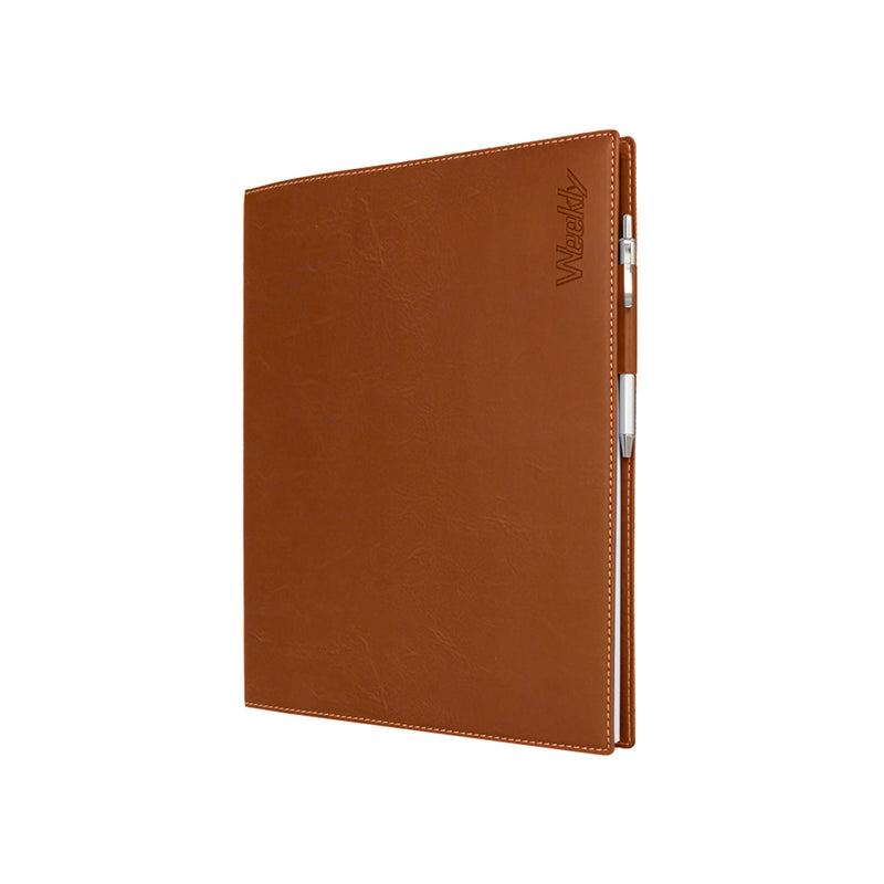 Agenda 12 Mesi Settimanale Intempo Weekly Skin 2026 Intercambiabile in Similpelle Beige 17 x 24 cm