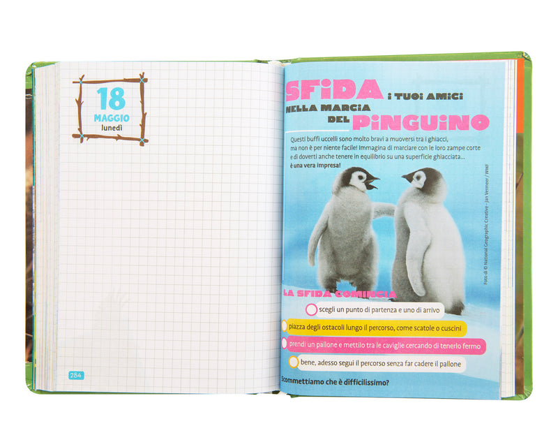 Diario 12 Mesi 25/26 Standard Leone WWF Fotografico