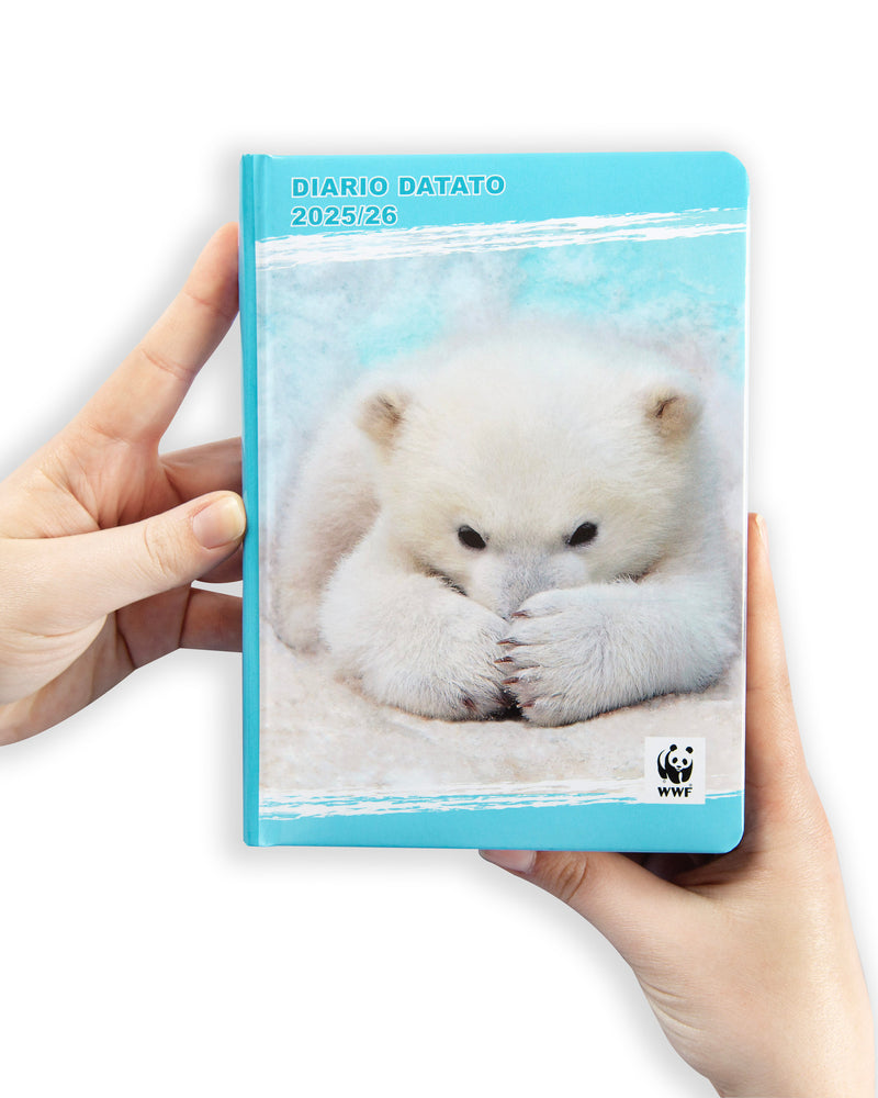 Diario 12 Mesi 25/26 Standard Orso WWF Fotografico