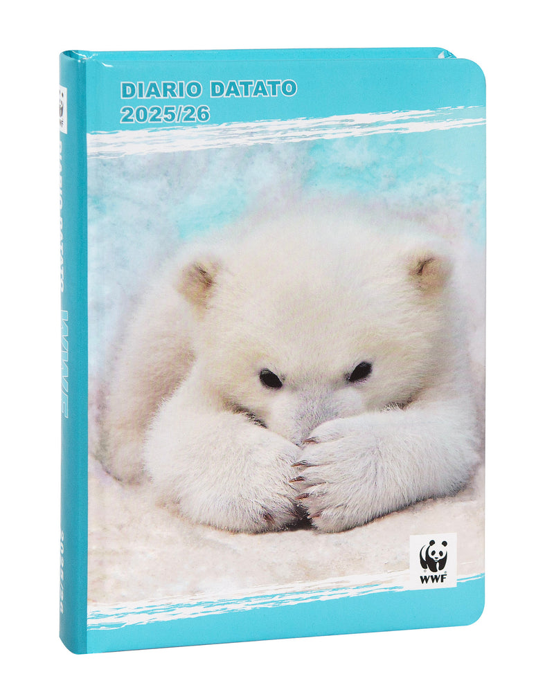Diario 12 Mesi 25/26 Standard Orso WWF Fotografico