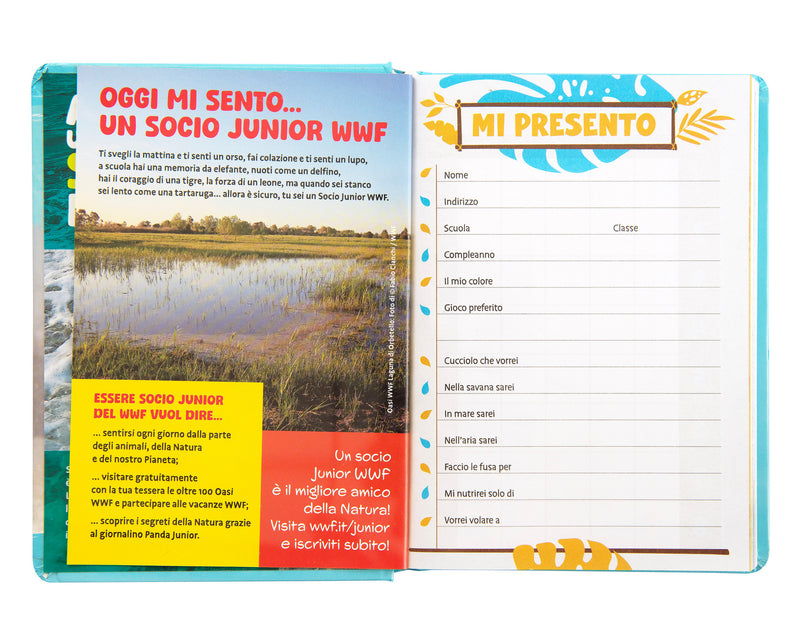 Diario 12 Mesi 25/26 Standard Orso WWF Fotografico