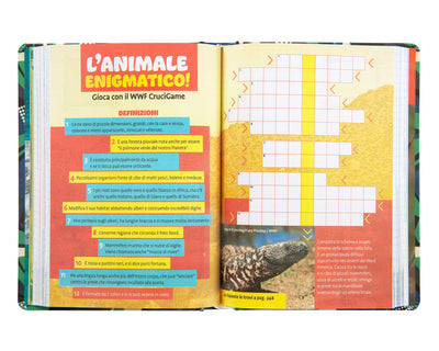 Diario 12 Mesi 25/26 Standard Lupo WWF Illustrato