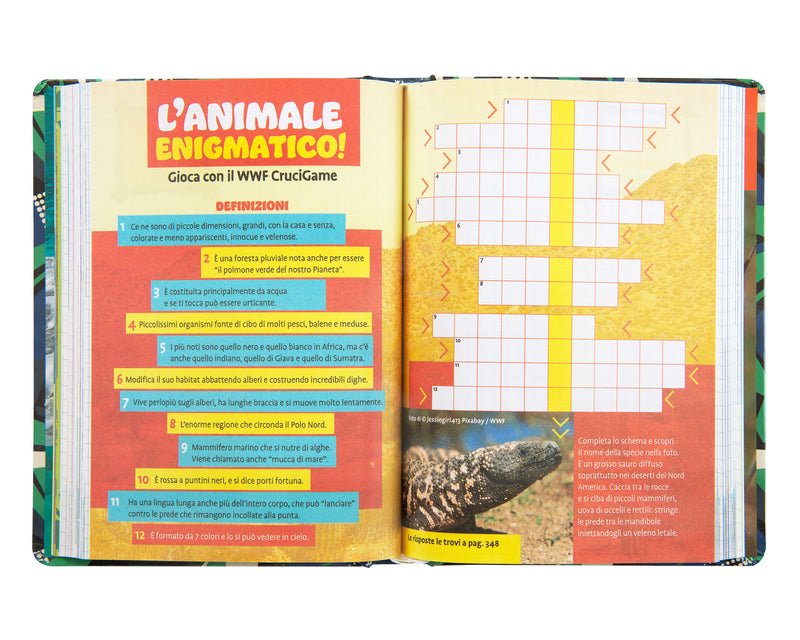 Diario 12 Mesi 25/26 Standard Lupo WWF Illustrato
