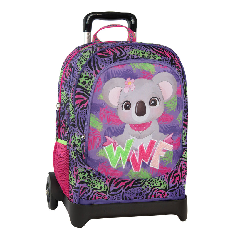 Zaino Organizzato Trolley Staccabile WWF Illustrato Koala
