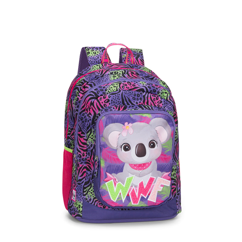 Zaino Scuola Organizzato WWF Illustrato Koala