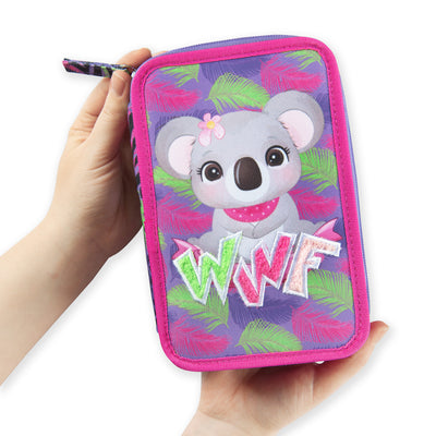 Astuccio 3 Zip WWF Illustrato Koala