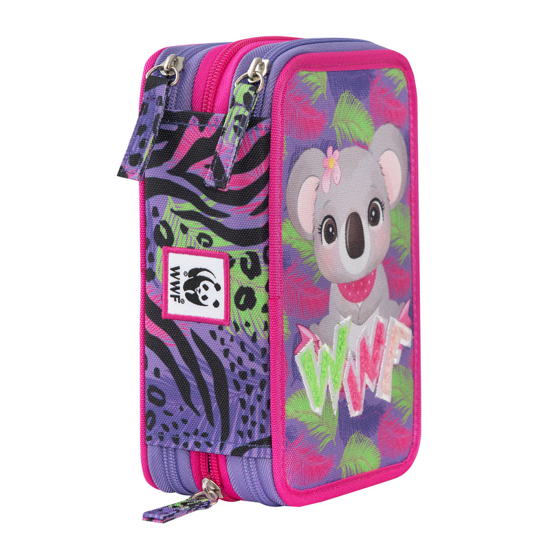 Astuccio 3 Zip WWF Illustrato Koala