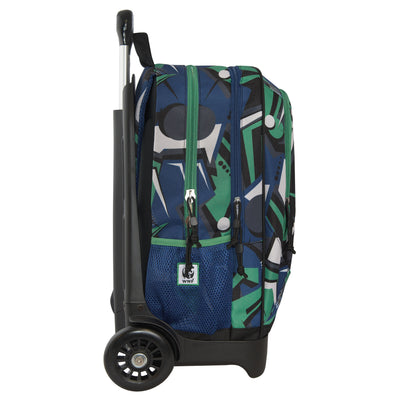 Zaino Organizzato Trolley Staccabile WWF Illustrato Lupo