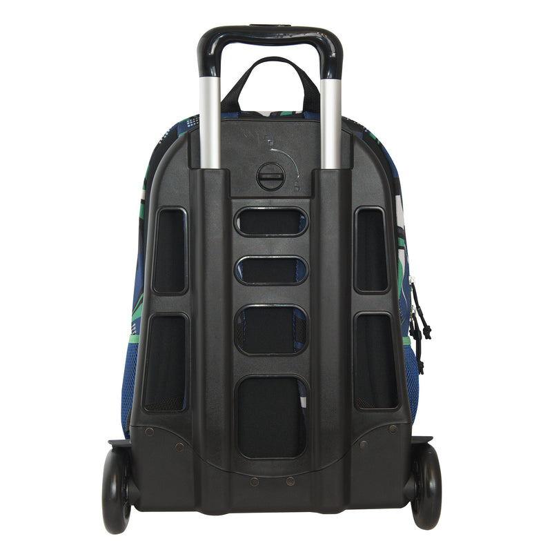 Zaino Organizzato Trolley Staccabile WWF Illustrato Lupo