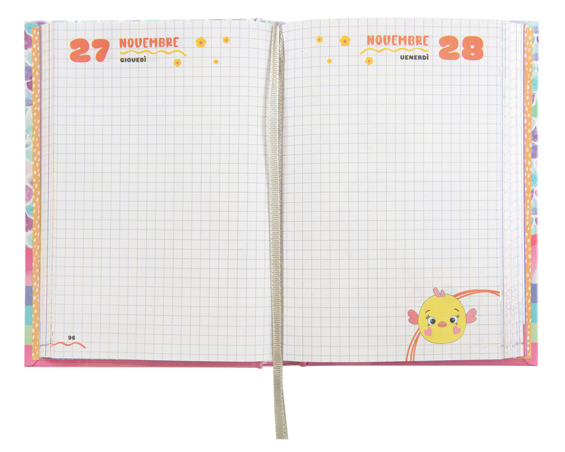 Diario 12 Mesi 25/26 Standard Pinguino Mofumofu