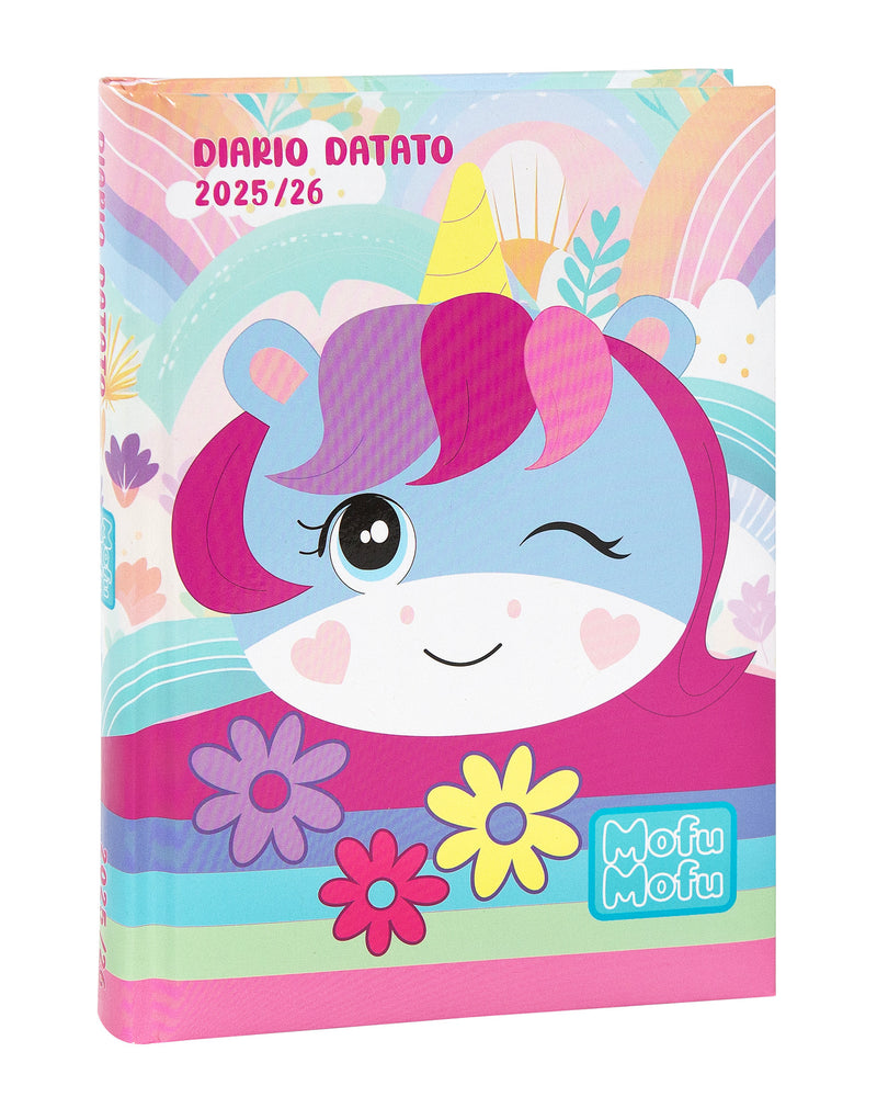 Diario 12 Mesi 25/26 Standard Unicorno Mofumofu