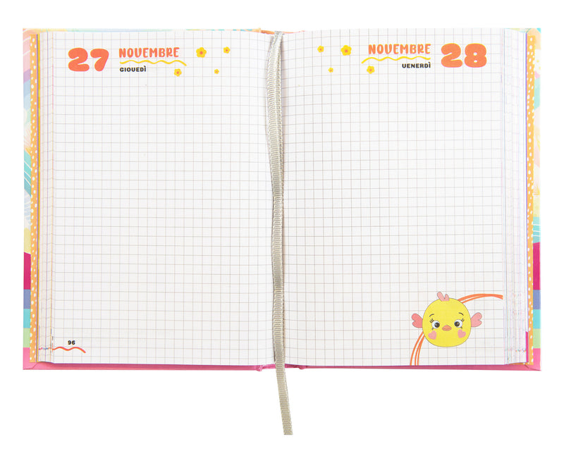 Diario 12 Mesi 25/26 Standard Unicorno Mofumofu