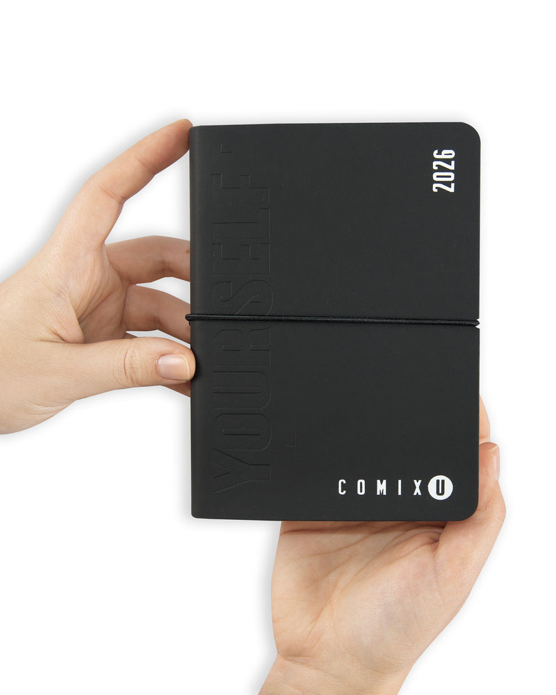 Diario 16 Mesi 25/26 Day Mini Comix U Yourself Black White