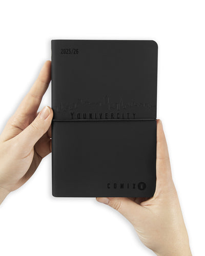 Agenda Settimanale 13 Mesi 25/26 Medium Comix U Younivercity All Black
