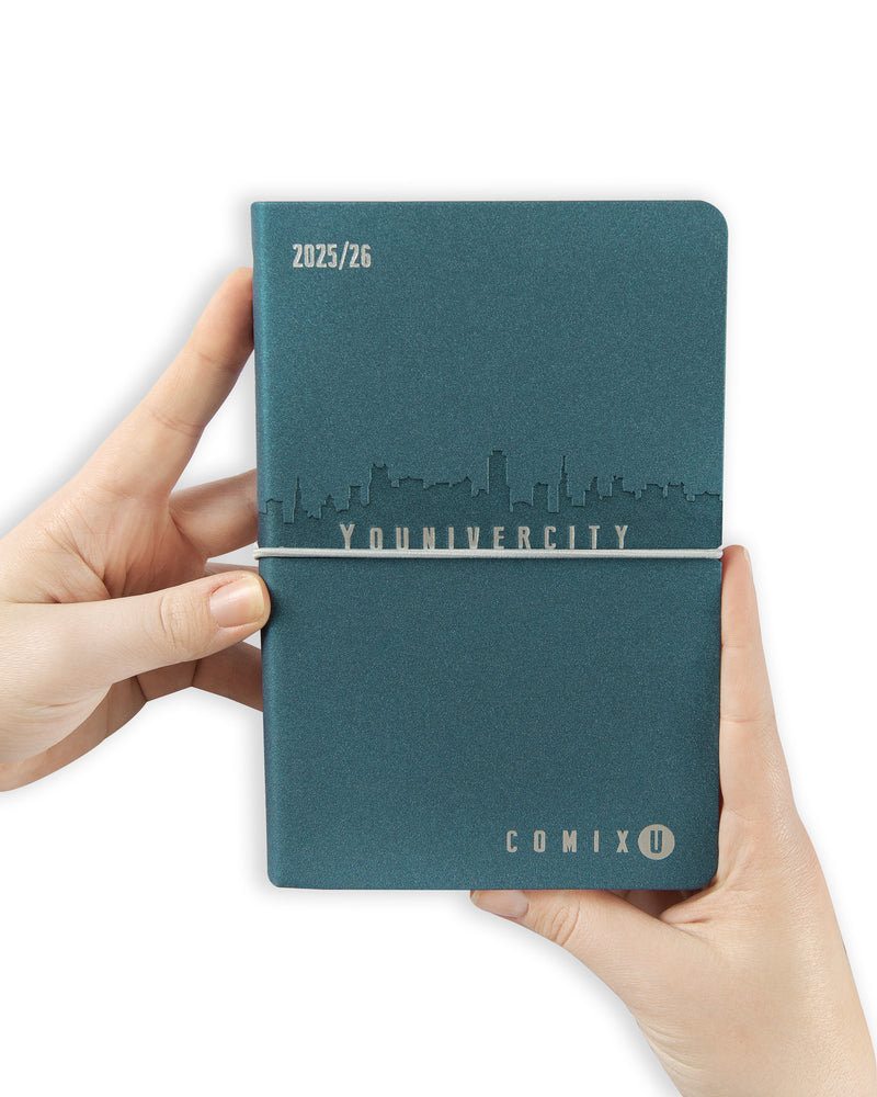 Agenda Settimanale 13 Mesi 25/26 Medium Comix U Younivercity Blue