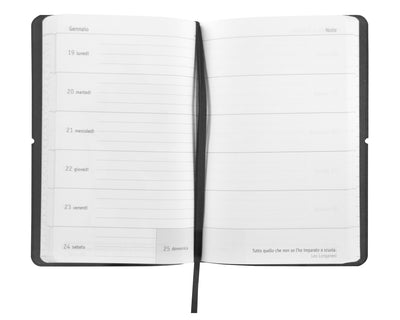 Agenda Settimanale 13 Mesi 25/26 Medium Comix U Younivercity Black e White