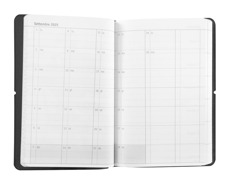 Agenda Settimanale 13 Mesi 25/26 Medium Comix U Younivercity Grey
