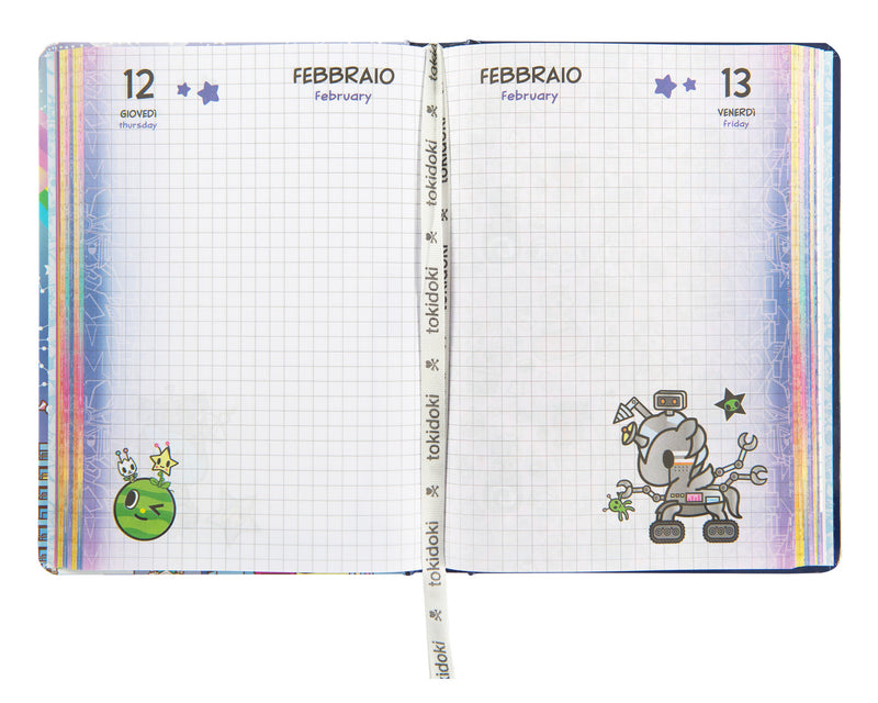 Superdiario Standard Datato 25/26 Tokidoki Blu