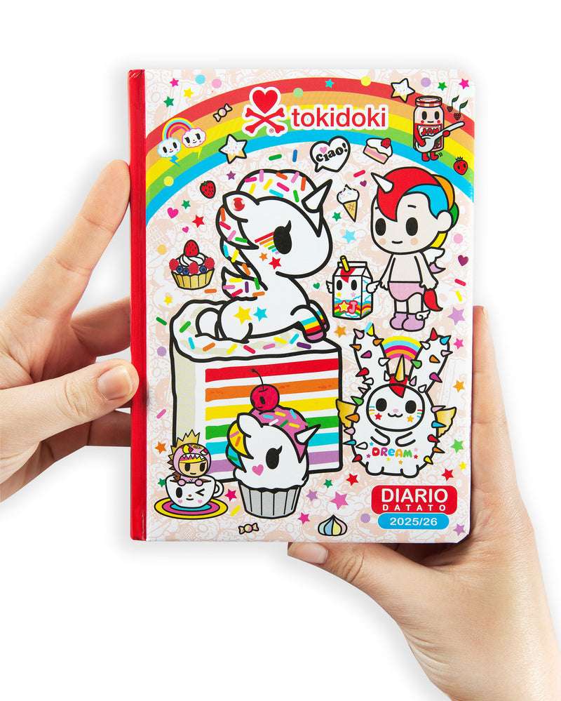Superdiario Standard Datato 25/26 Tokidoki Rosso