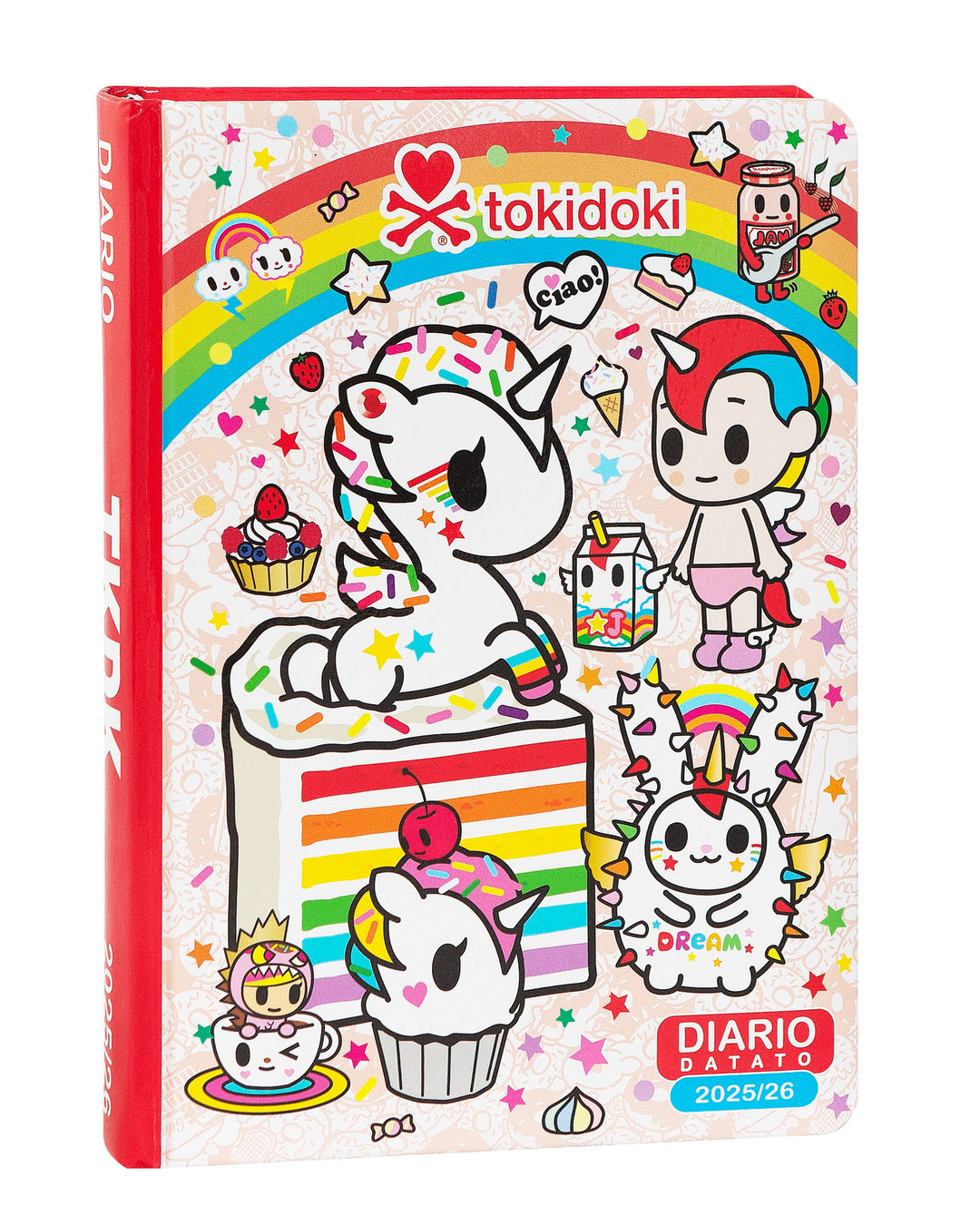 Superdiario Tokidoki Rosso Datato 25/26: Diario Scolastico