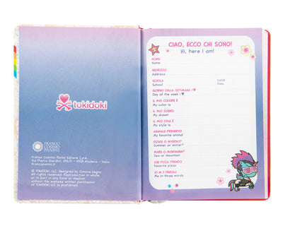 Superdiario Standard Datato 25/26 Tokidoki Rosso