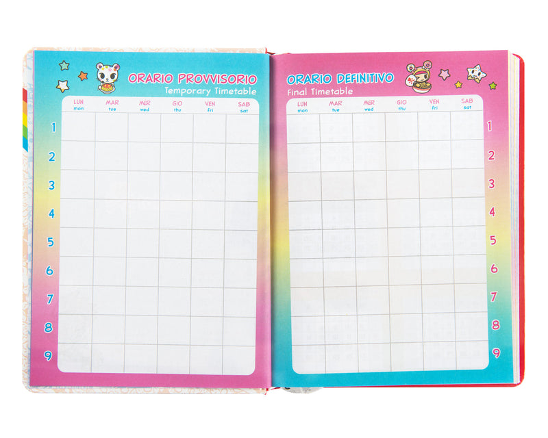 Superdiario Standard Datato 25/26 Tokidoki Rosso