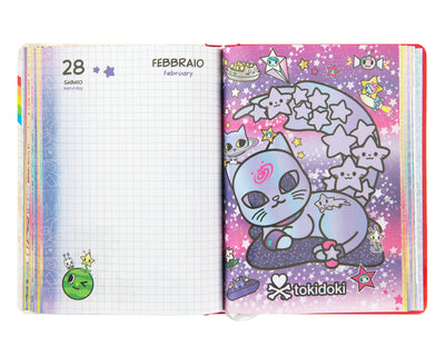 Superdiario Standard Datato 25/26 Tokidoki Rosso