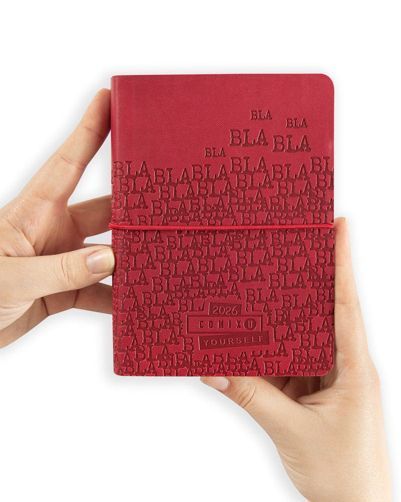Diario 16 Mesi 25/26 Day Mini Comix U Yourself Special Bla Dark Red