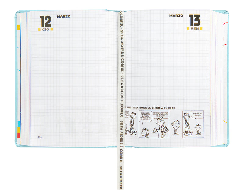 Diario Comix 16 Mesi 25/26 Standard Azure