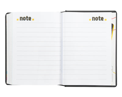Diario Comix 16 Mesi 25/26 Standard Black&Silver