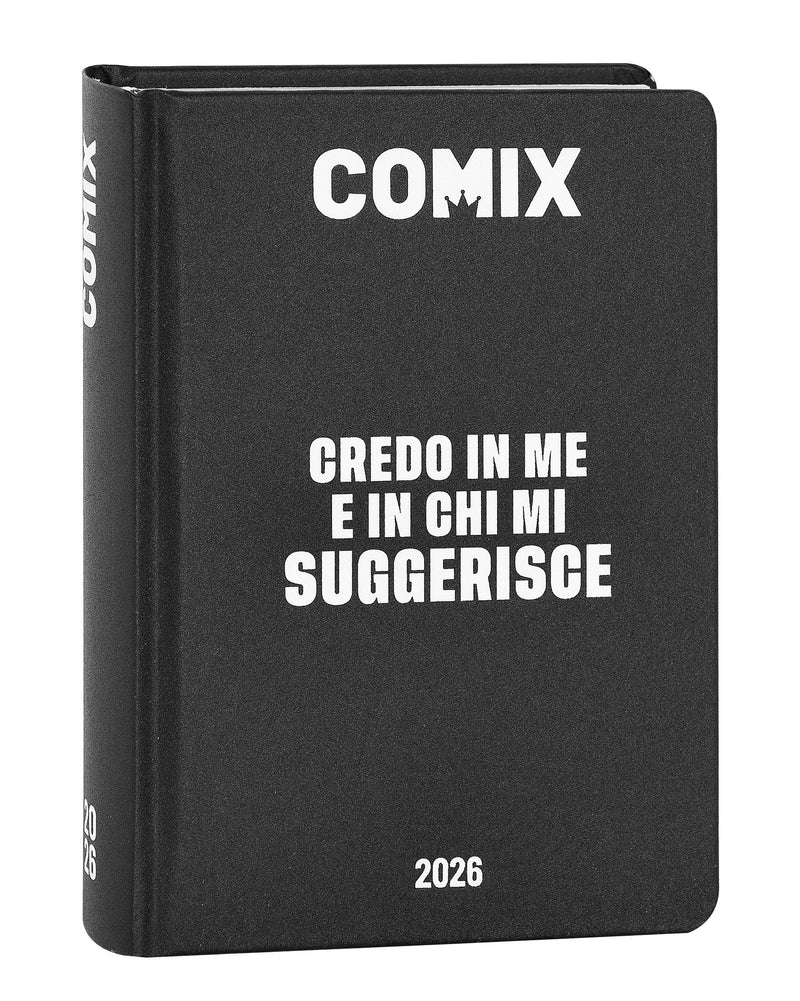 Diario Comix 16 Mesi 25/26 Standard Black&White