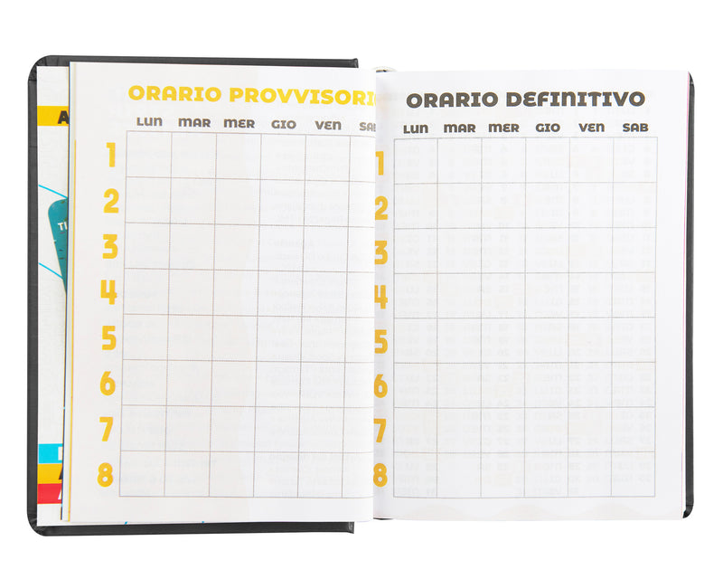 Diario Comix 16 Mesi 25/26 Standard Black&White
