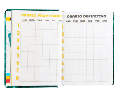 Diario Comix 16 Mesi 25/26 Standard Elettric Green