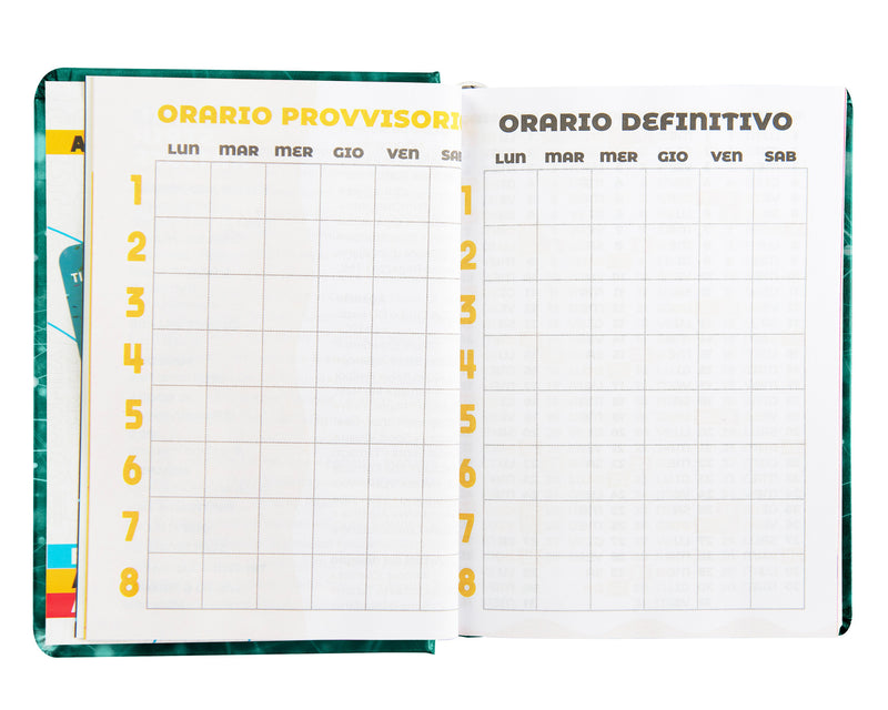 Diario Comix 16 Mesi 25/26 Standard Elettric Green