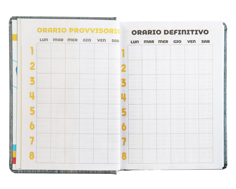 Diario Comix 16 Mesi 25/26 Standard Gear Black