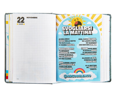 Diario Comix 16 Mesi 25/26 Standard Gear Black