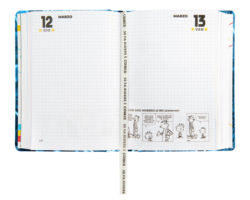 Diario Comix 16 Mesi 25/26 Standard Metallic Fluid