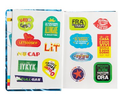 Diario Comix 16 Mesi 25/26 Standard Metallic Fluid