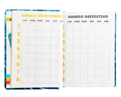 Diario Comix 16 Mesi 25/26 Standard Metallic Fluid