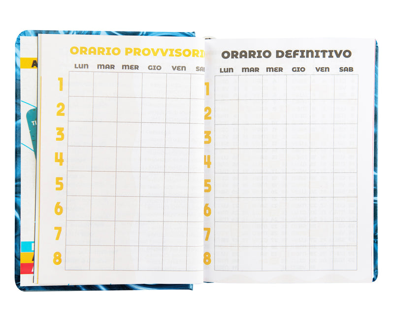 Diario Comix 16 Mesi 25/26 Standard Metallic Fluid