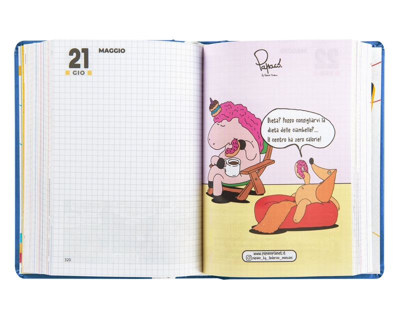 Diario Comix 16 Mesi 25/26 Mini Avio
