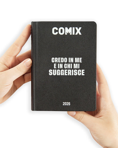 Diario Comix 16 Mesi 25/26 Mini Black&White