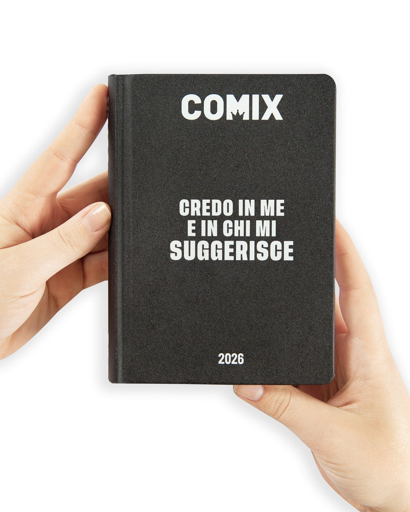 Diario Comix 16 Mesi 25/26 Mini Black&White