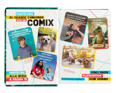 Diario Comix 16 Mesi 25/26 Mini Elettric Green