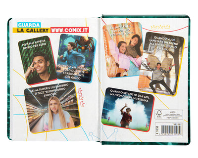 Diario Comix 16 Mesi 25/26 Mini Elettric Green