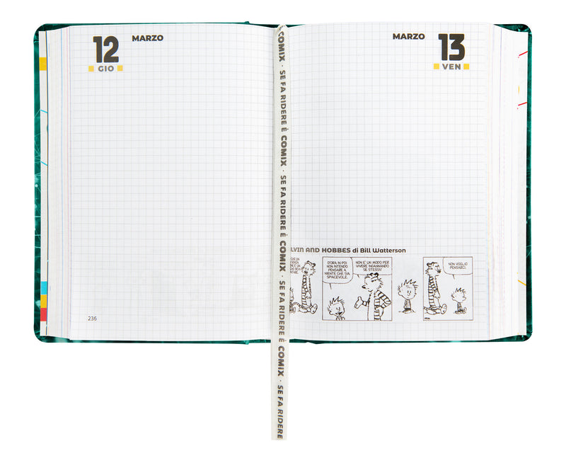 Diario Comix 16 Mesi 25/26 Mini Elettric Green