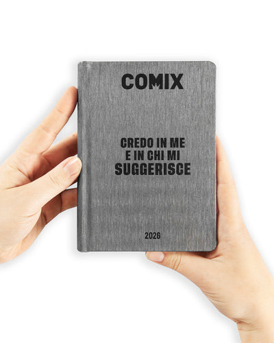 Diario Comix 16 Mesi 25/26 Mini Gear Black